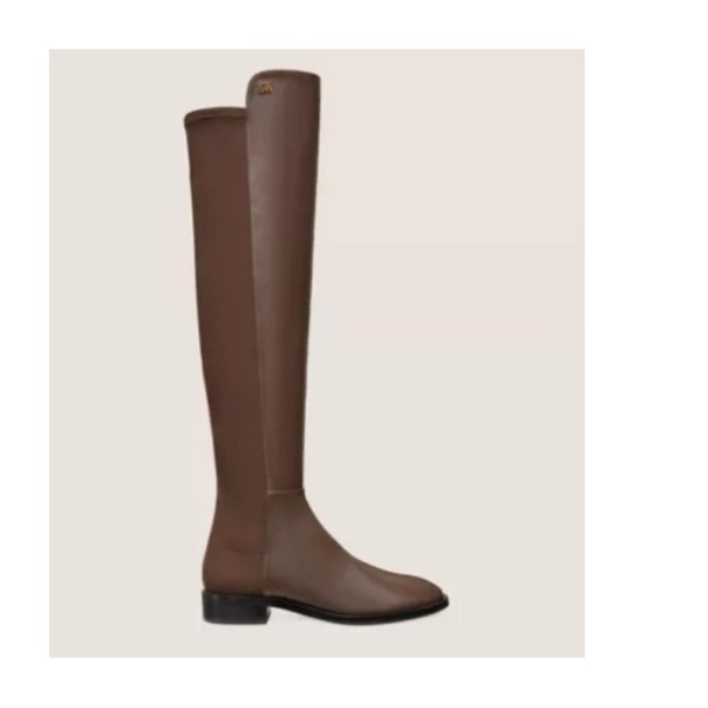 Stuart Weitzman 50 50 Keenan City Boot Brown Size 9B 39.5
